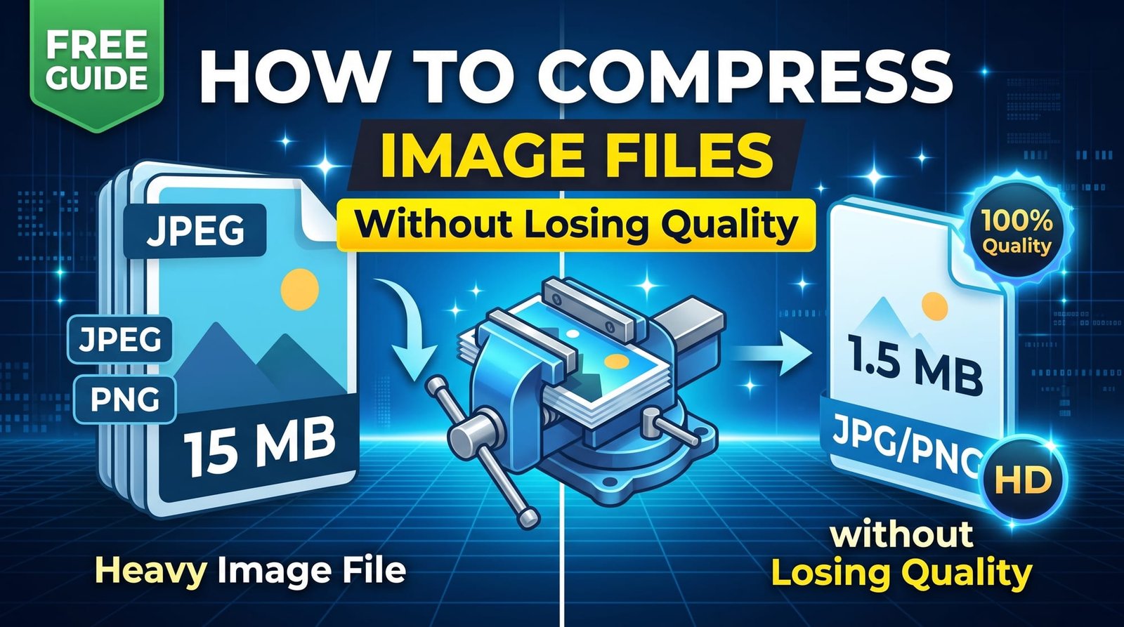 How to compress image files without losing quality