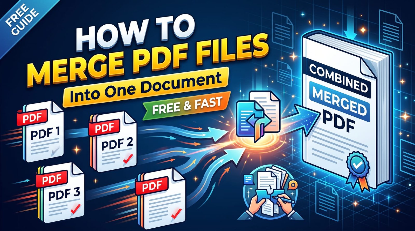 How to merge PDF files into one document