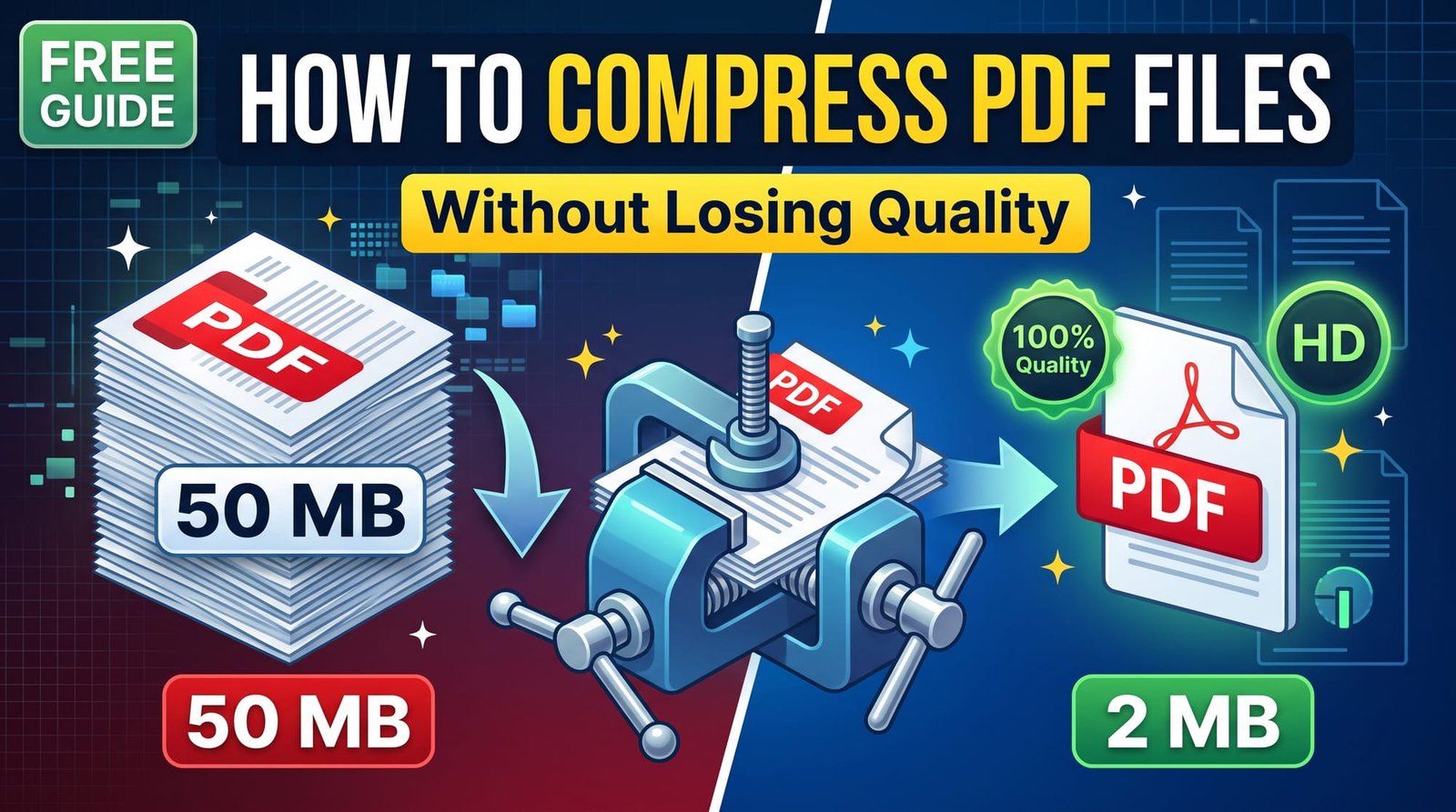 How to compress PDF files without losing quality